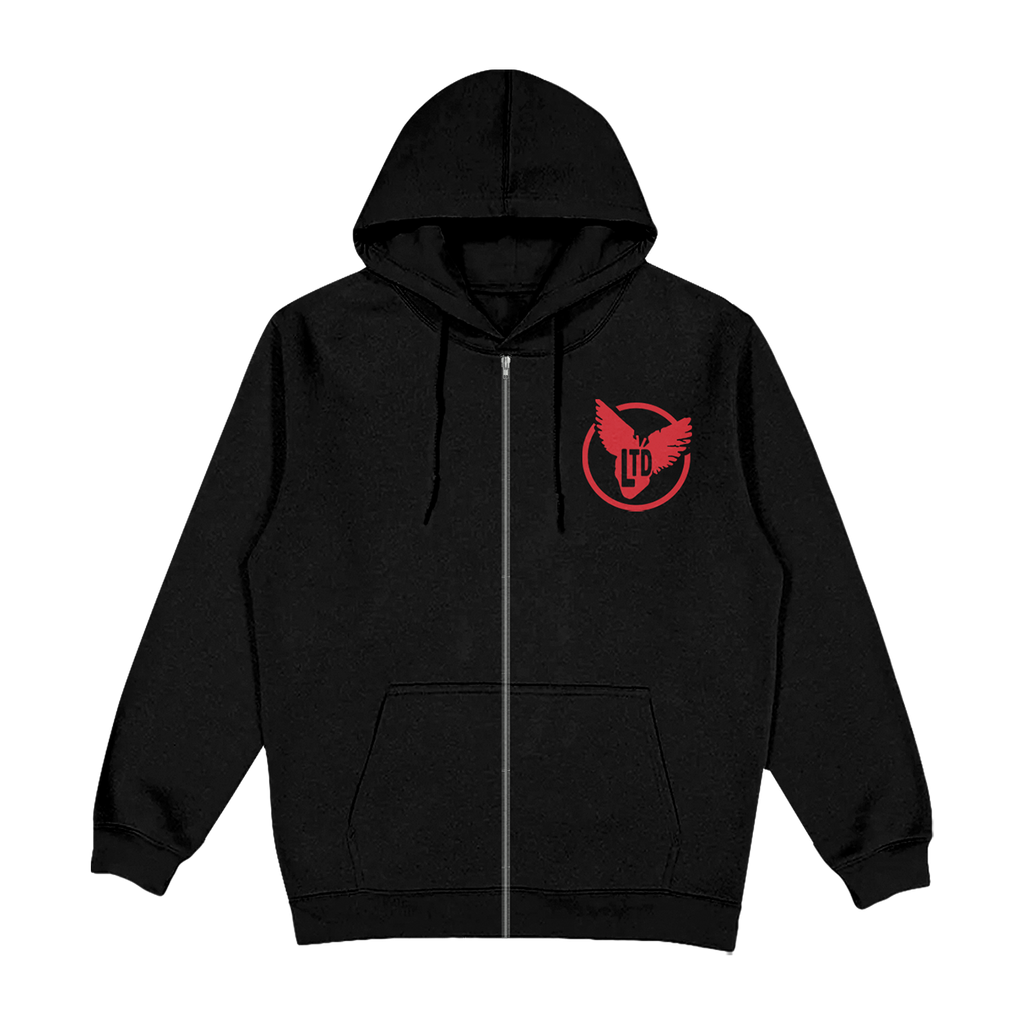 Heart Wings Zip Hoodie
